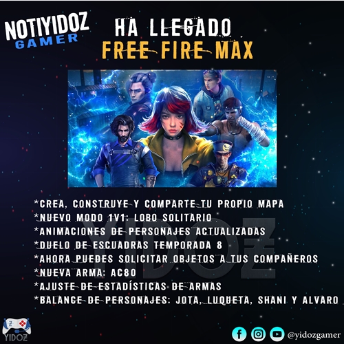 Ha llegado Free Fire Max: conoce fecha de lanzamiento, recompensas y cómo registrarse en Android e iOS